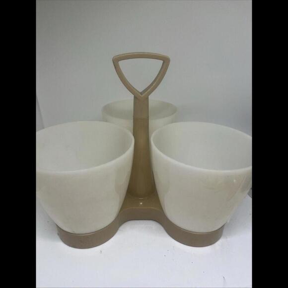 Tupperware | Other | Vintage Tupperware Condiment Caddy 3 Container ...